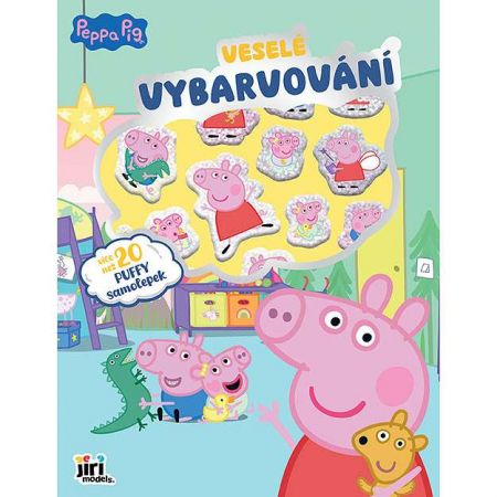 Veselé vybarvování se super samolepkami Prasátko Peppa