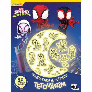 Omalovánky se svítícím tetováním Spidey