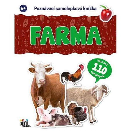 Poznávací samolepková knížka Farma