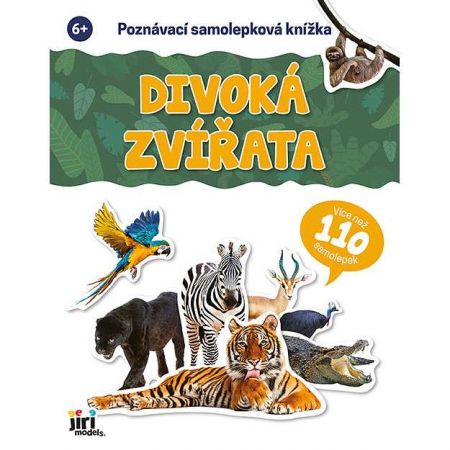 Poznávací samolepková knížka Divoká zvířata