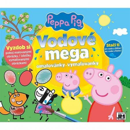 Vodové mega omalovánky Prasátko Peppa