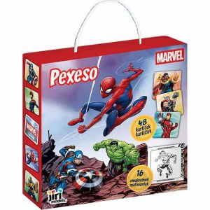 Pexeso v krabičce s omalovánkou Marvel