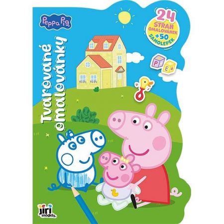 Tvarované omalovánky Prasátko Peppa