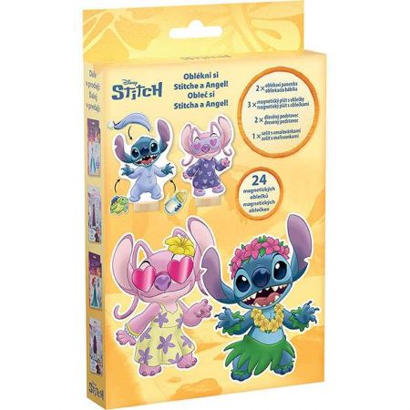 Magnetické oblékání s omalovánkou Lilo &amp; Stitch