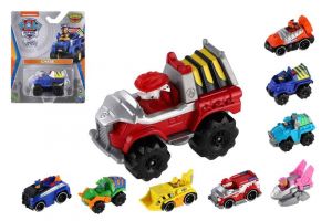 Vozidlo Tlapková patrola/Paw patrol s figurkou mix druhů na kartě 13,5x16,5x4cm