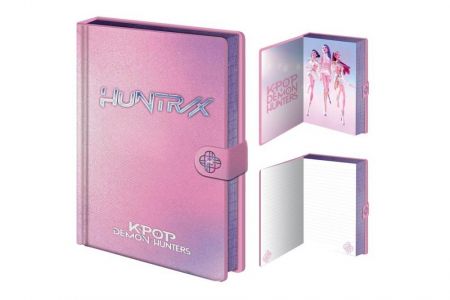 Blok se sponou A5 K-pop Demon Hunters/Lovkyně démonů 15x21cm