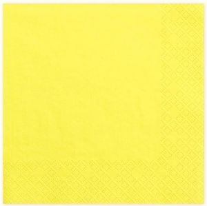 Ubrousky MAKI Unikolor L (20ks) Yellow