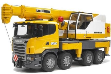 BRUDER 03570 (3570) SCANIA autojeřáb Liebherr
