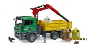 BRUDER 03753 (3753) Nákladní auto MAN TGS s ramenem + kontejnery