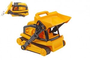 Buldozer žlutý 31cm volný chod 24m+ v síťce