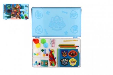 Kreativní sada Tlapková patrola/Paw patrol v plastovém kufříku 28x17x5cm
