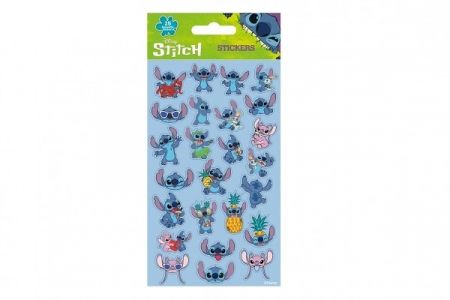Samolepky Lilo a Stitch modré 25ks ve fólii