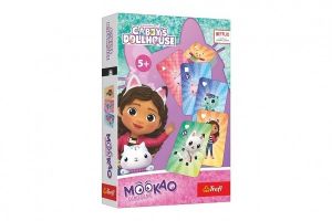 Karetní hra Mookao Gabbyin domeček pro panenky/Gabby‚s Dollhouse společenská hra v krab. 1