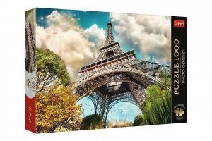 Puzzle Premium Plus - Photo Odyssey:Eiffelova věž v Paříži, Francie 1000dílků 68,3x48cm