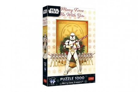 Puzzle Premium Plus: Star Wars - Veselá klonová jednotka 1000 dílků 48x68,3cm v krabici 27