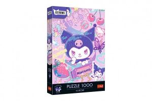 Puzzle Premium Plus: Kuromi 1000 dílků 48x68,3cm v krabici 27x40x6cm