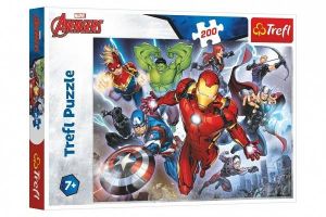 Puzzle Disney Avengers 200 dílků 48x34cm v krabici 33x23x4cm