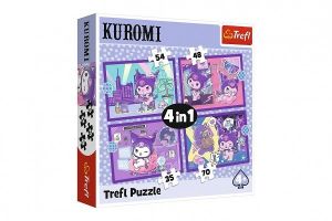 Puzzle Trefl – 4w1 Dzien Kuromi Hello Kitty