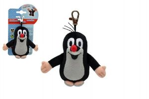Krtek 10 cm, plyšový přívěsek na karabince