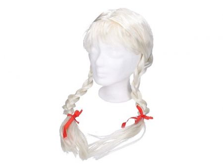 Paruka blond s copánky pro dospělé