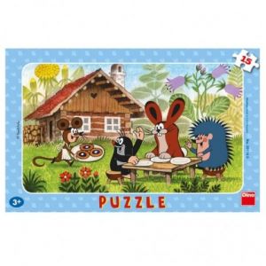 DINO Puzzle Krtek na návštěvě 15 dílků deskové
