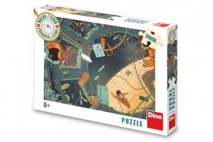 DINO Puzzle Najdi 10 předmětů - Vesmír 300 xl dílků