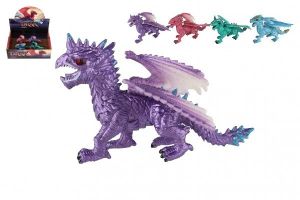Drak figurka plast 10cm 4 druhy
