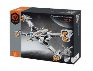 Stavebnice iM.MASTER vesmírná loď s mechanickým pohonem plast 1018 dílků v krabici 35x27x7
