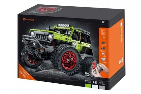 Stavebnice iM.MASTER terénní auto RC skládací plast 2,4GHz 2121dílků dob. pack+bat. v krab