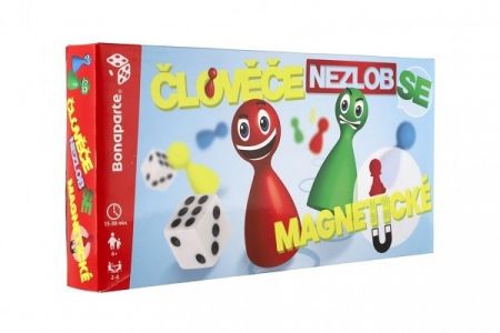 Člověče, nezlob se magnetické plast společenská hra v krabičce 32x16x4cm