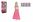 Panenka Anlily s diamanty plast 30cm v krabici 15x32x5,5cm