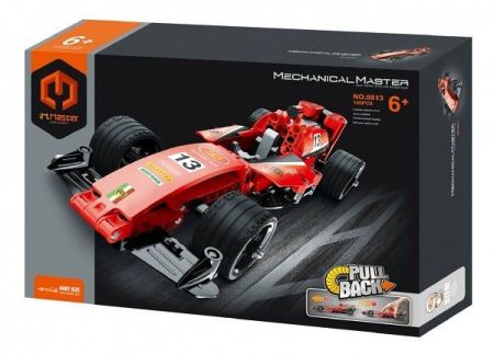 Stavebnice iM.MASTER formule na zpětné natažení plast 150 dílků v krabici 29x20x6cm