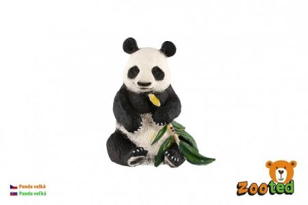 Panda velká zooted plast 8cm 