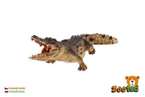 Krokodýl nilský zooted plast 18cm 
