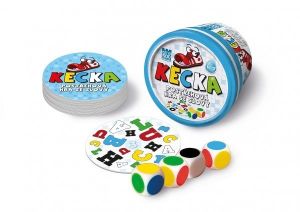Kecka společenská hra v plechové krabičce 9x5cm STRAGOO