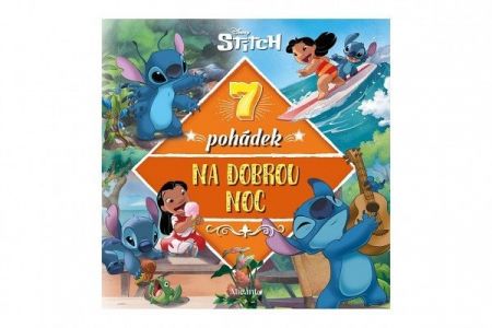 Knížka Stitch - 7 pohádek na dobrou noc 23x22,5cm CZ text