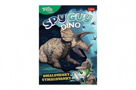 Omalovánky Spy Guy Dino 20x27,5cm
