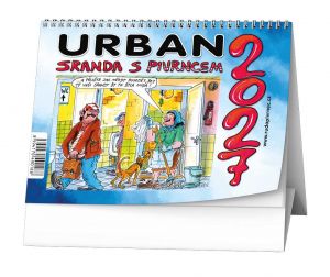 Kalendář stolní - Urban - Sranda s Pivrncem 2027, 22,5cm x 16cm, SN20-27