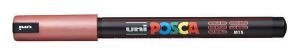 Akrylový popisovač "Posca PC-1MR", kovově červená, 0,7 mm, UNI 2UPC1MRMP