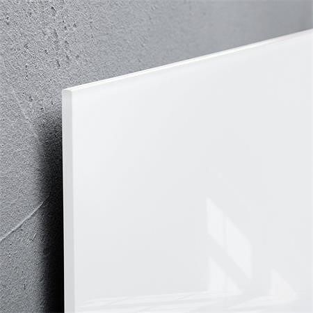 Magnetická skleněná tabule, 120x180 cm, SIGEL, "Artverum® ", bílá