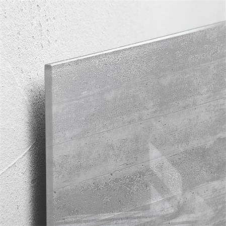 Magnetická skleněná tabule, 46x91 cm, SIGEL, "Artverum®", textura betonu
