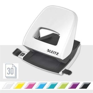 Děrovačka "Nexxt Style 5008", bílá, 30 listů, LEITZ