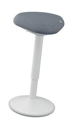Balanční stolička pro stání s oporou "Ergo Active", světle šedá, sklopná, ergonomická, LEI