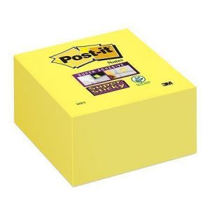 Samolepicí bloček "Super Sticky", žlutá, 76x76 mm, 350 listů, 3M POSTIT