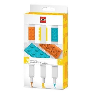 Zvýrazňovač, 3 různé barvy, sada, LEGO 51685