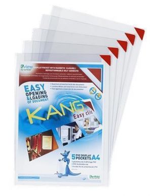 Prezentační složka "Kang", červená, A3, samolepící, TARIFOLD