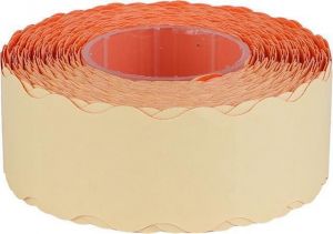 Cenové etikety, 22x12 mm, oranžové