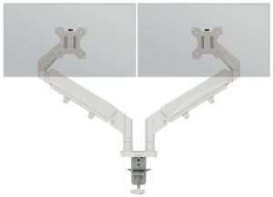 Držák na monitor "Ergo Dual", světle šedá, 2 ramena, LEITZ 65370085