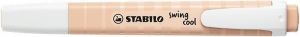 Zvýrazňovač "Swing cool NatureCOLORS", beige - béžová, 1-4 mm, STABILO 275/186