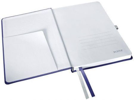 Zápisník "Style", titanově modrá, čtverečkovaný, A5, 80 listů, LEITZ